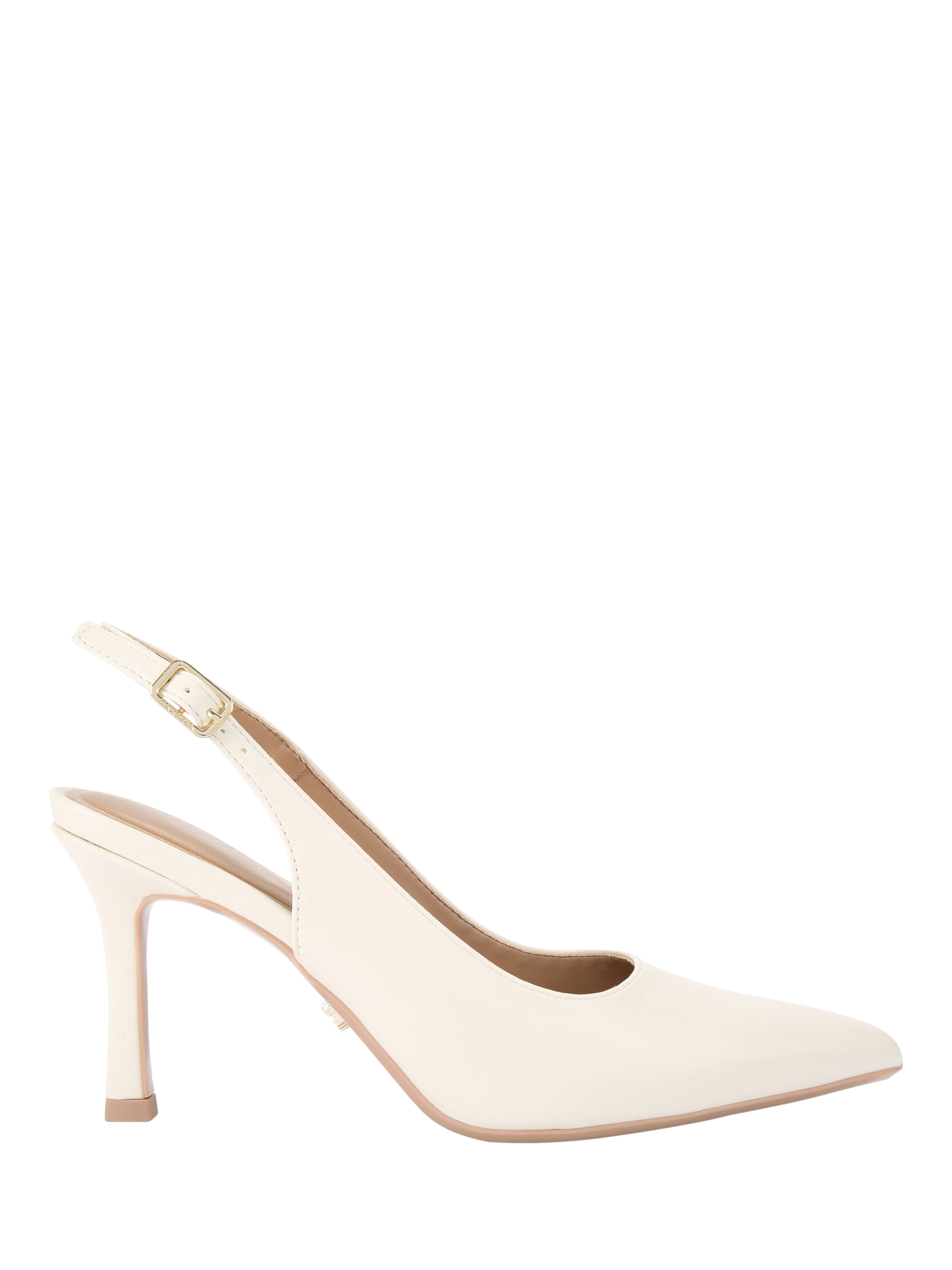 Product image 1 of 4, which shows Carvela Corletta Slingback Court Shoes, Putty, 3