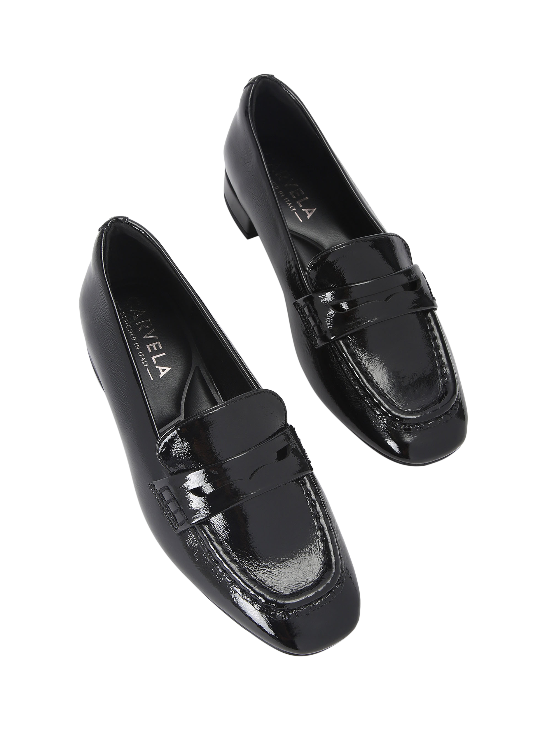 Product image 3 of 4, which shows Carvela Noce Loafers, Black, 3