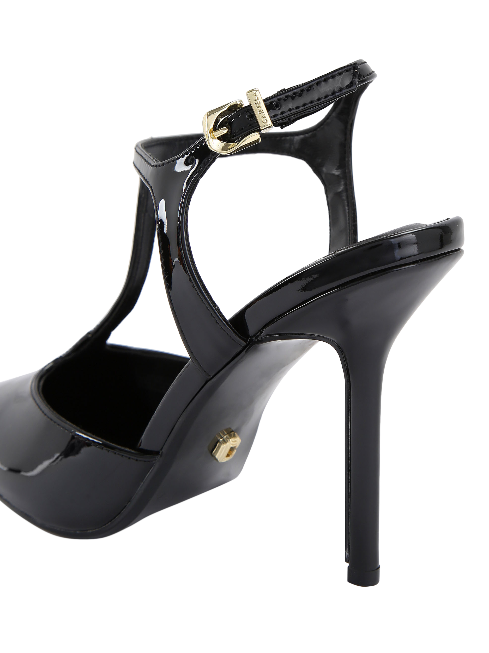 Product image 4 of 4, which shows Carvela Parade Court Shoes, Black, 3