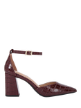 Carvela Refined Croc EffectCourt Shoes