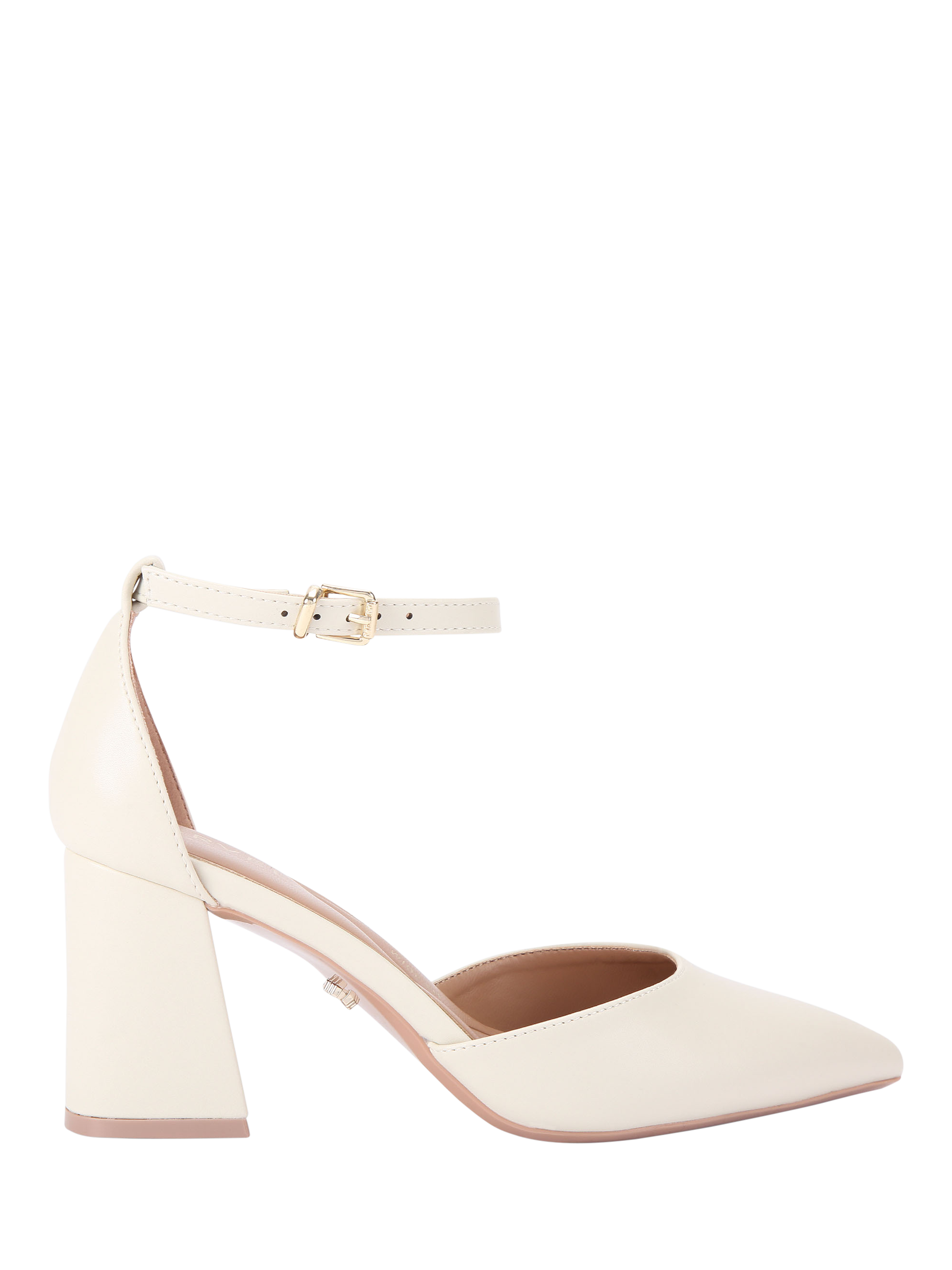 Product image 1 of 4, which shows Carvela Refined Wide Court Shoes, Putty, 3