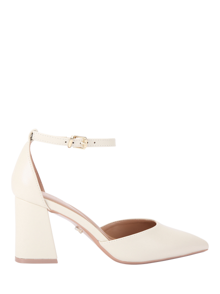 Carvela Refined Wide Court Shoes, Putty