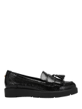 Carvela Sky Tassel Slip-On Loafers, Black