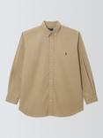 Polo Ralph Lauren Big & Tall Cotton Regular Fit Oxford Shirt, Coastal Beige