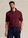 Polo Ralph Lauren Cotton Custom Slim Fit Short Sleeve Polo Shirt, Spri Wine Heat/C7996