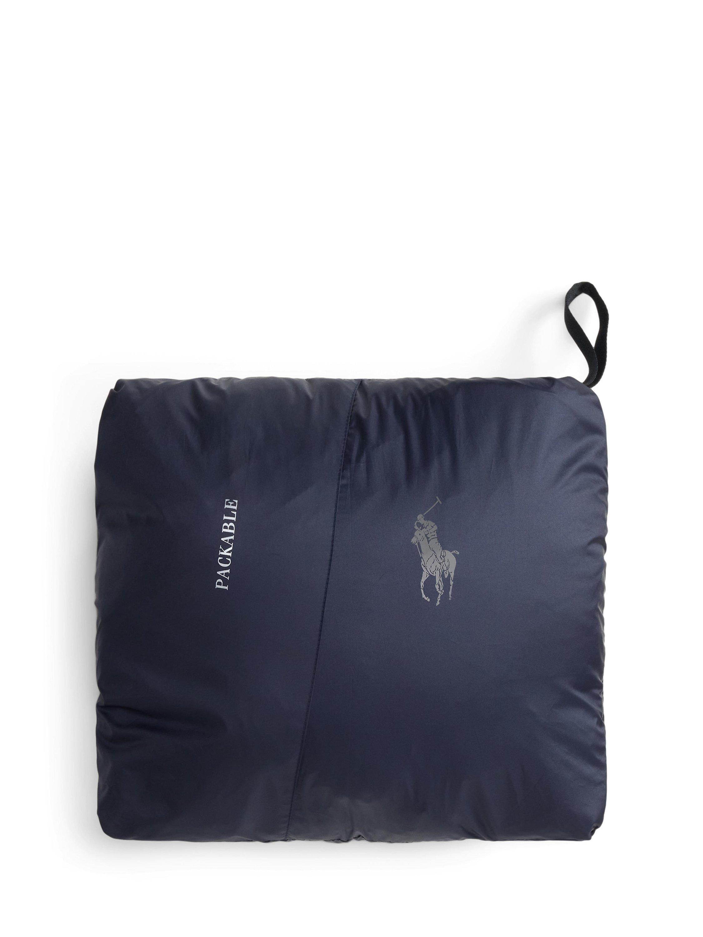 Product image 5 of 6, which shows Polo Ralph Lauren Padded Bomber Jacket, Collection Navy, 3XB