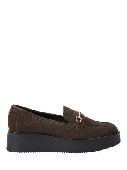 Carvela Vista Suede Loafers, Brown, Brown