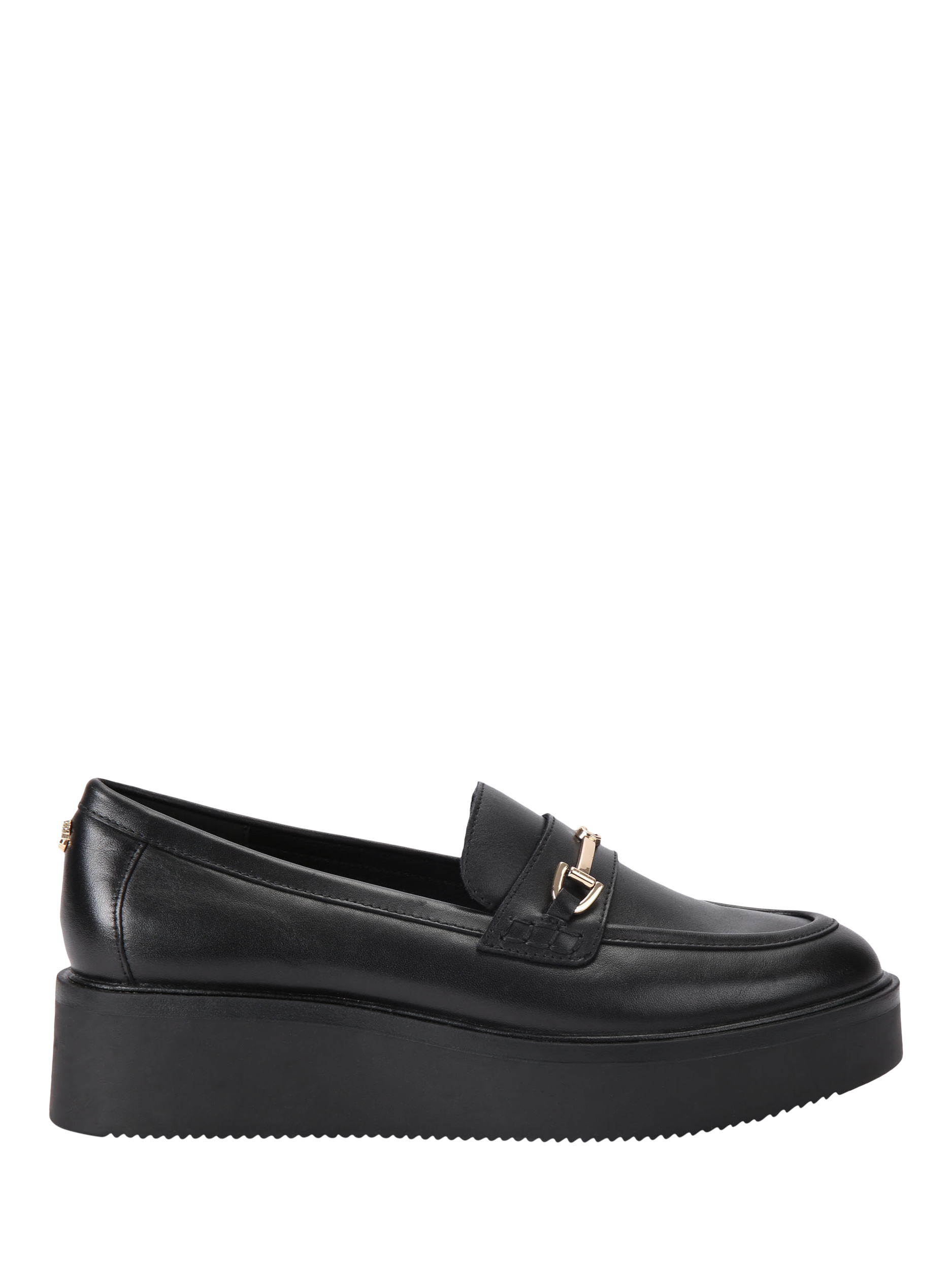 Product image 1 of 4, which shows Carvela Vista Leather Loafers, Black, 3