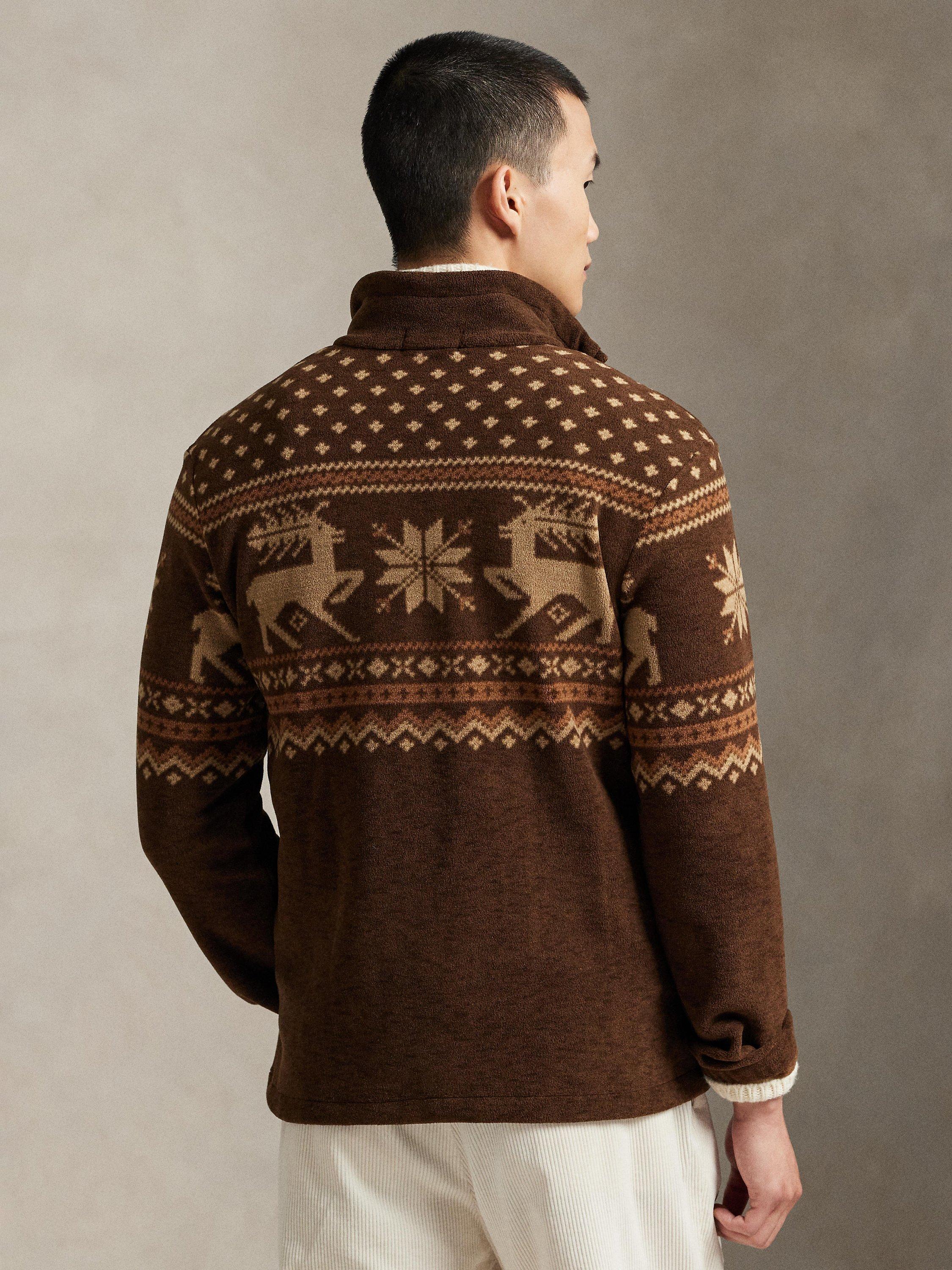 Product image 2 of 5, which shows Polo Ralph Lauren Fair Isle Jumper, Cascadia Fair Isle, XL