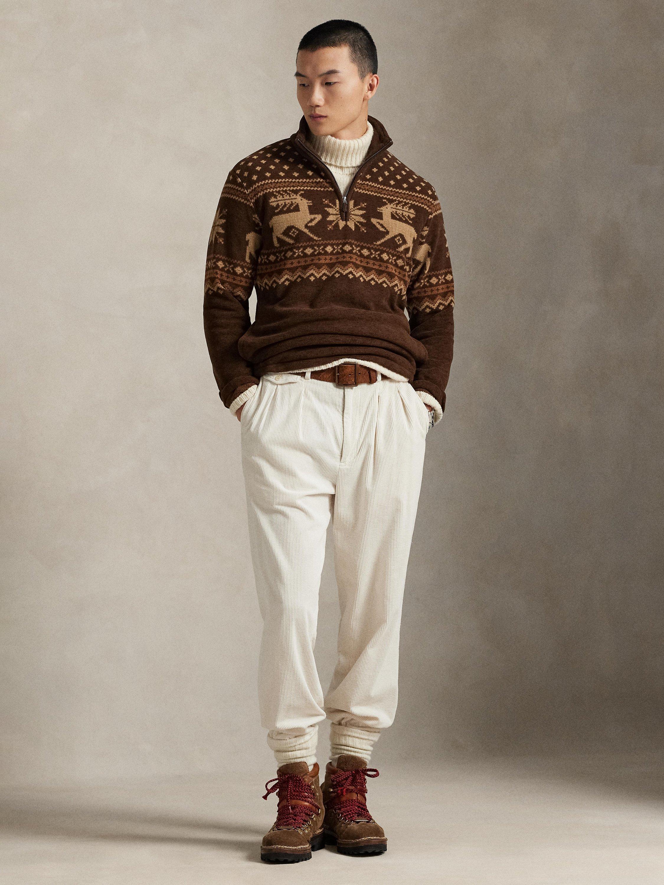 Product image 4 of 5, which shows Polo Ralph Lauren Fair Isle Jumper, Cascadia Fair Isle, XL