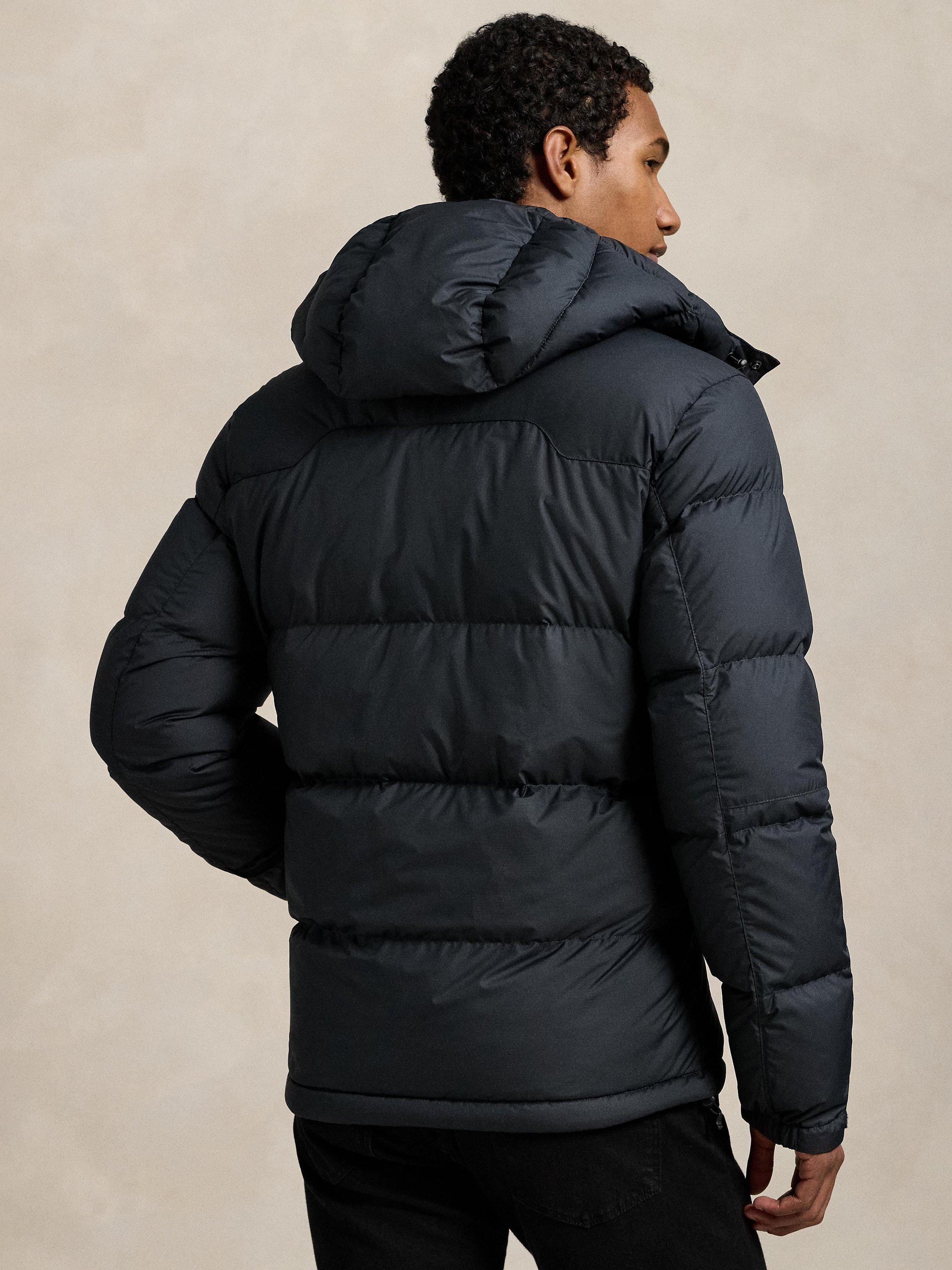 Product image 2 of 6, which shows Ralph Lauren Gorham Down Puffer Jacket, Black, S