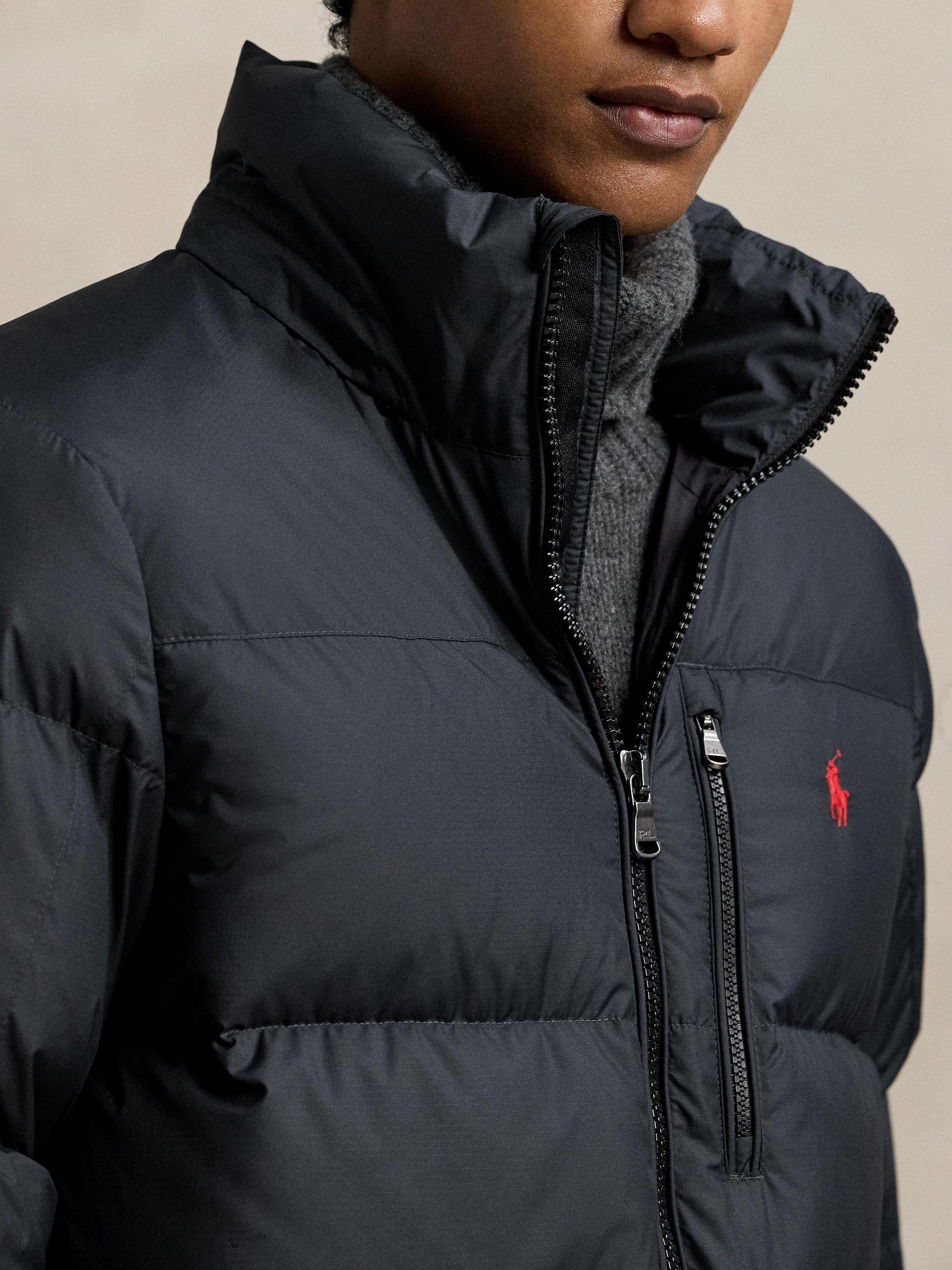 Product image 4 of 6, which shows Ralph Lauren Gorham Down Puffer Jacket, Black, S