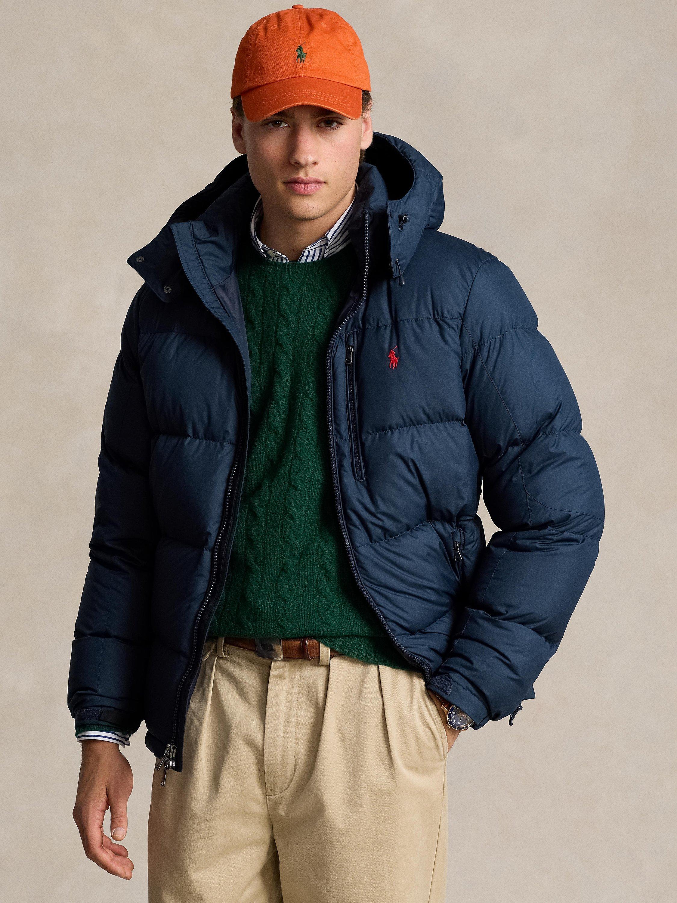 Product image 1 of 6, which shows Ralph Lauren Gorham Down Puffer Jacket, Collection Navy, S