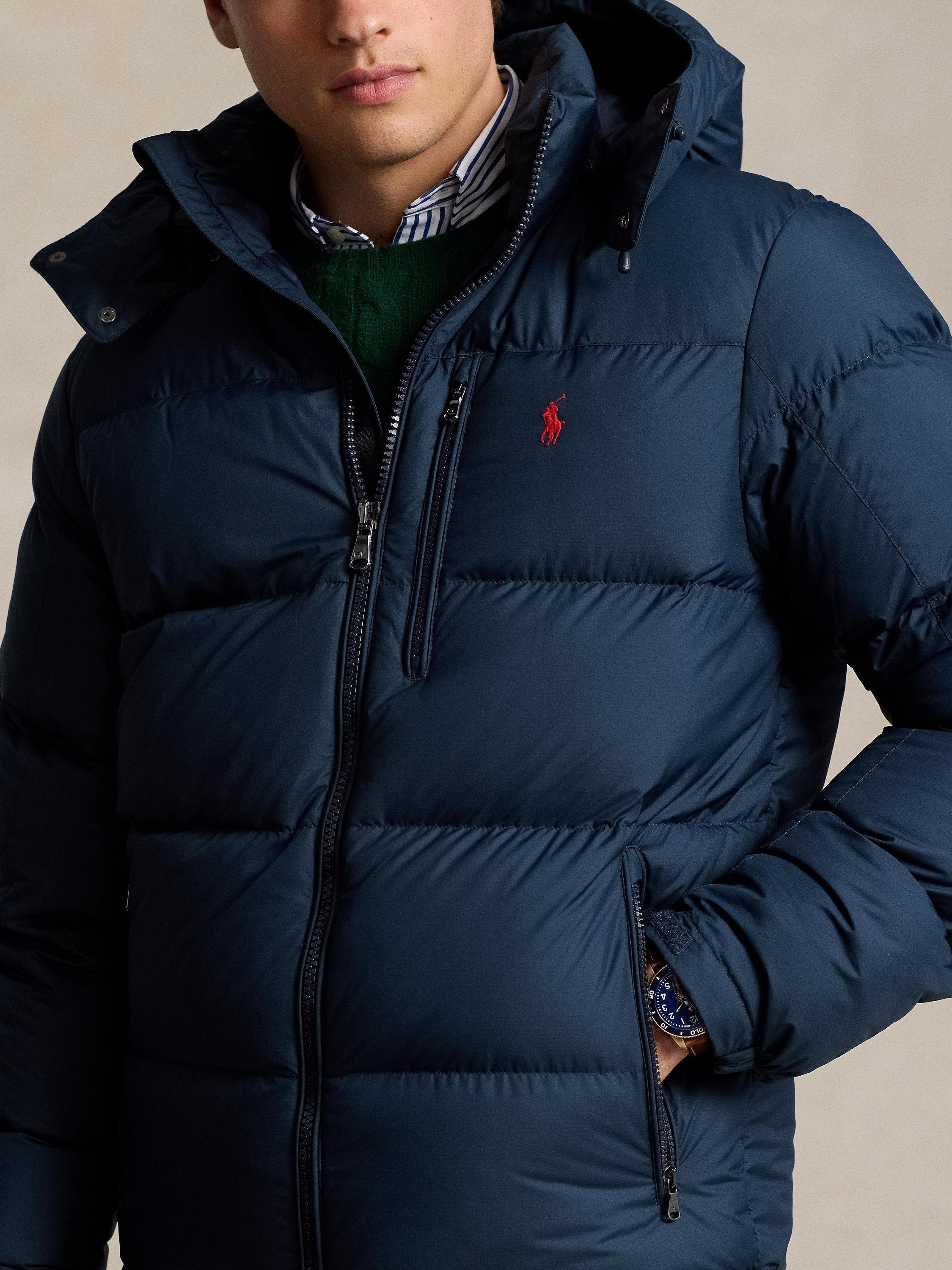 Product image 3 of 6, which shows Ralph Lauren Gorham Down Puffer Jacket, Collection Navy, S