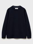 Mango Kids' Hugo Sweater, Navy