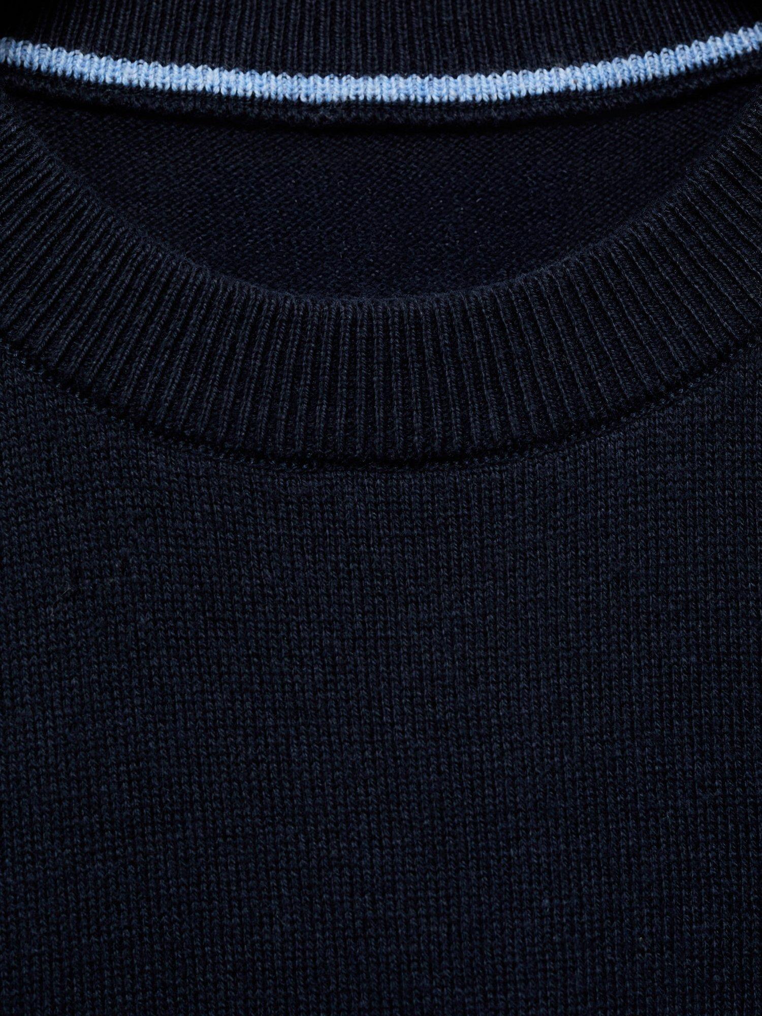 Product image 4 of 4, which shows Mango Kids' Hugo Sweater, Navy, 11-12 years