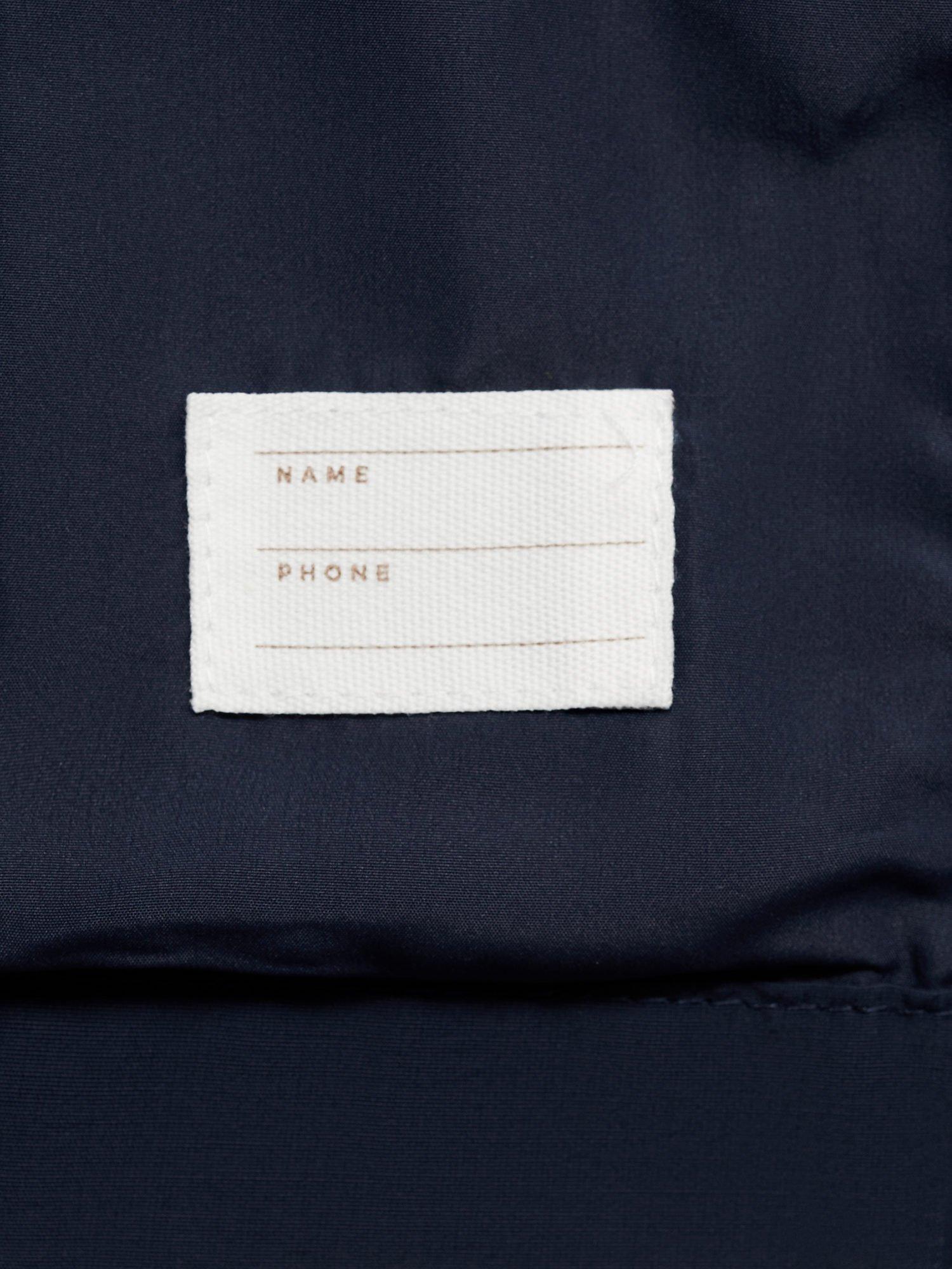 Product image 5 of 7, which shows Mango Kids' Fernando Cotton Blend Parka Jacket, Navy, 10 years