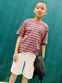 Mango Kids' Comporta Cargo Shorts, White