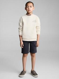 Mango Kids' Comporta Cargo Shorts - view 2, Medium Blue