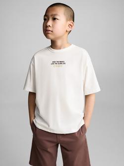 Mango Kids' Lanka T-Shirt, Natural White, Natural White