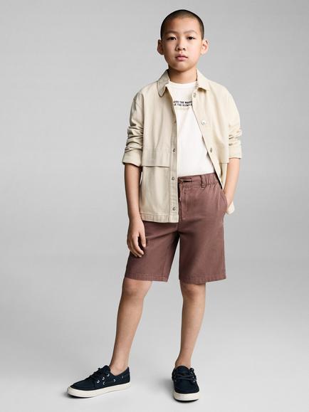 Mango Kids' Lanka T-Shirt, Natural White - view 2, Natural White