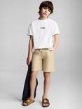 Mango Kids' Cotton Sri Lanka T-Shirt, Natural White