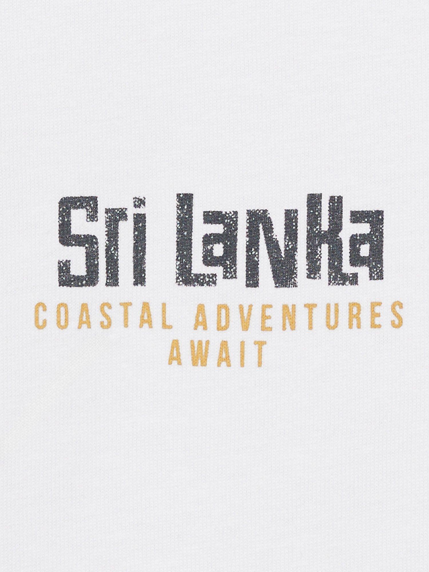 Product image 7 of 7, which shows Mango Kids' Cotton Sri Lanka T-Shirt, Natural White, 11-12 years