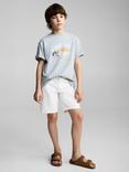 Mango Kids' Sunshine Crew Neck Graphic T-Shirt
