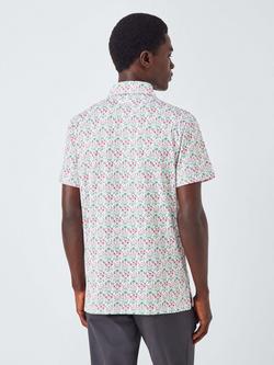 Ralph Lauren Polo Golf by Ralph Lauren Floral Shirt, Ceramic White/Multi - view 2, Ceramic White/Multi