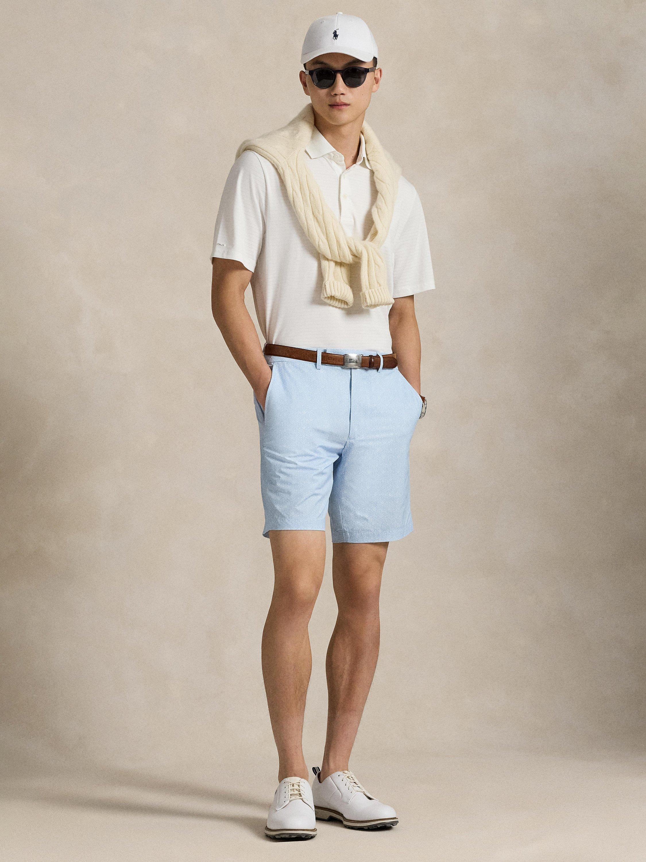 Product image 4 of 5, which shows Polo Golf by Ralph Lauren Woven Shorts, Wedge Floral- Off Bl, 36R