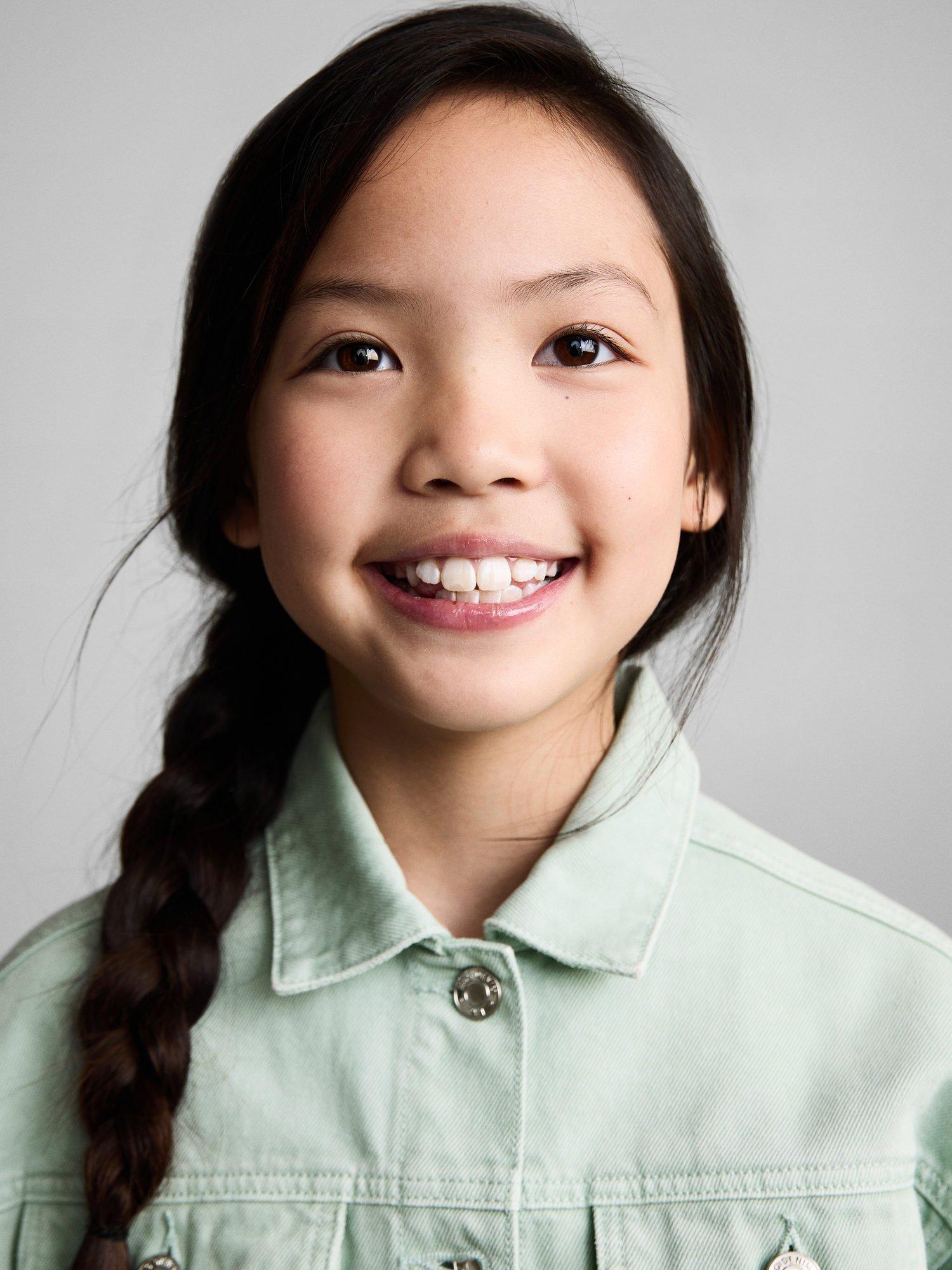 Product image 6 of 7, which shows Mango Kids' Matcha Cotton Denim Jacket, Green, 10 yrs