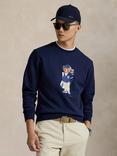 Polo Golf by Ralph Lauren Polo Bear Golfer Cotton Blend Sweatshirt, Refined Navy