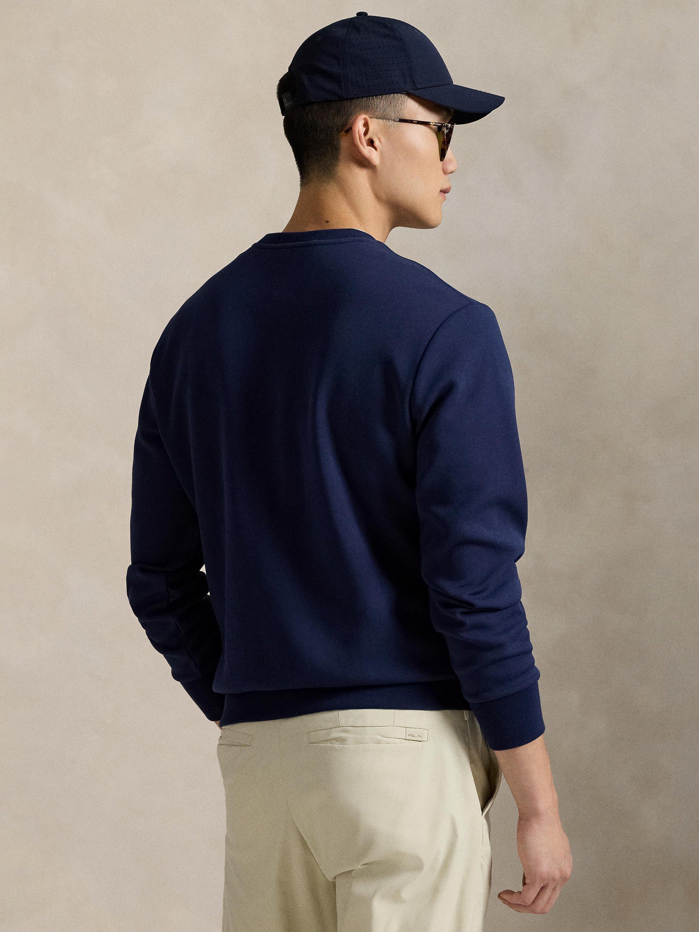 Product image 2 of 5, which shows Polo Golf by Ralph Lauren Polo Bear Golfer Cotton Blend Sweatshirt, Refined Navy, S