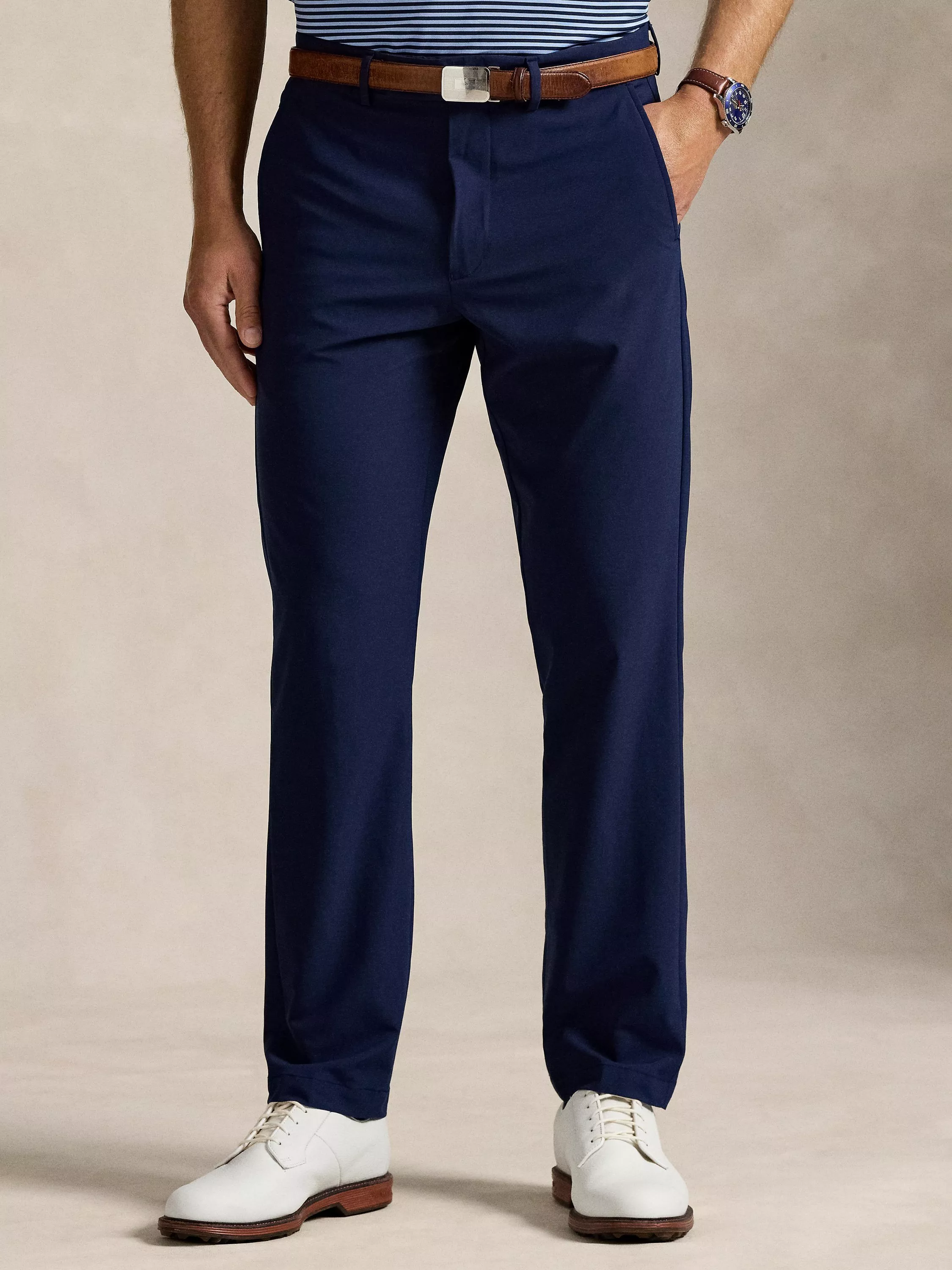 【RALPH LAUREN GOLF】コーデュロイ パンツ ネイビー size5 LAUREN ラルフローレン ツータック コットン 太畝 コーデュロイパンツ