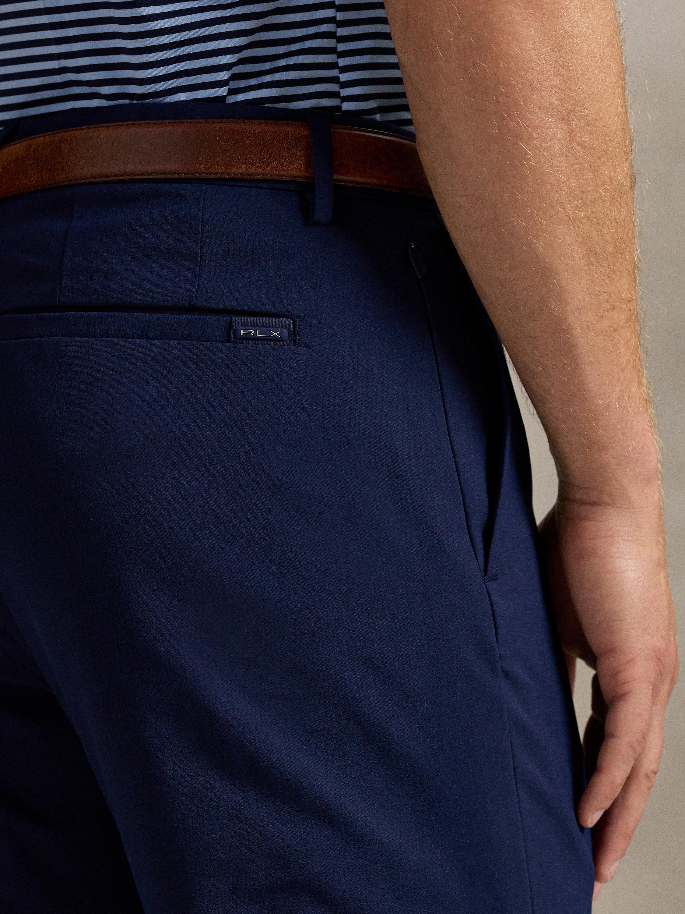 RLX Tailored Fit Stretch Fabric Trousers, Refined Navy