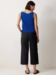 Jigsaw Square Neck Knit Pure Linen Top