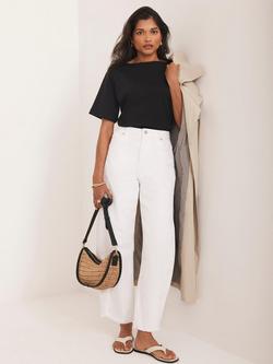 Mint Velvet Short Sleeve T-Shirt - view 2, Black