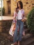 NRBY x Nela Anastasia Floral Pure Linen Coat, Multi