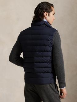Ralph Lauren Colden Packable Down Gilet, Collection Navy - view 2, Collection Navy