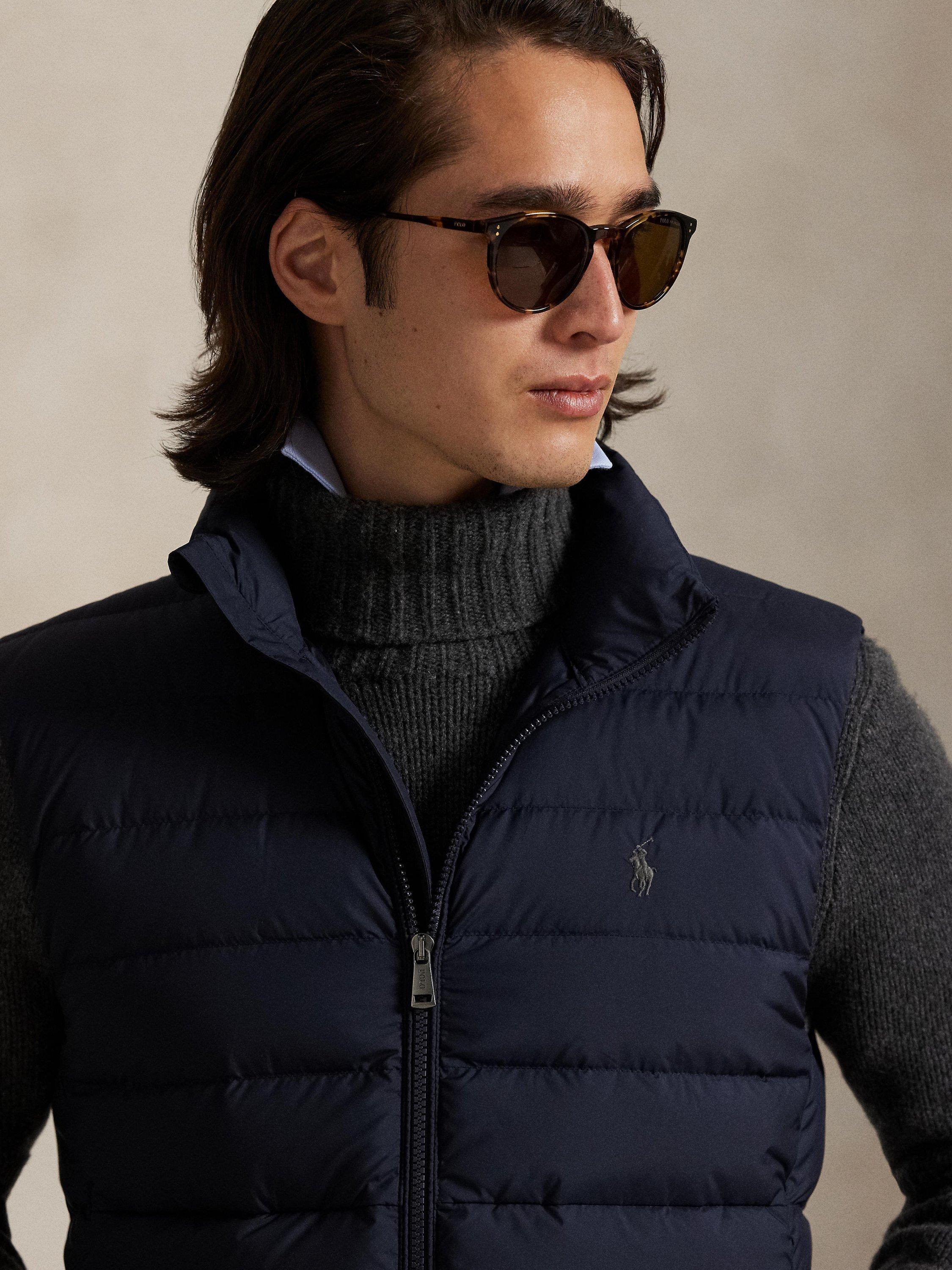 Product image 3 of 5, which shows Ralph Lauren Colden Packable Down Gilet, Collection Navy, S