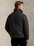 Polo Ralph Lauren Zip-Through Wool Knit Jacket, Barlcay Heather X