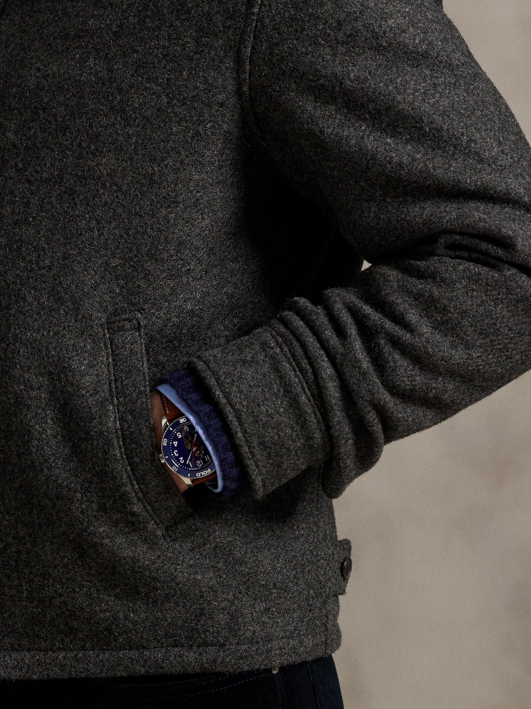 Polo Ralph Lauren Zip-Through Wool Knit Jacket, Barlcay