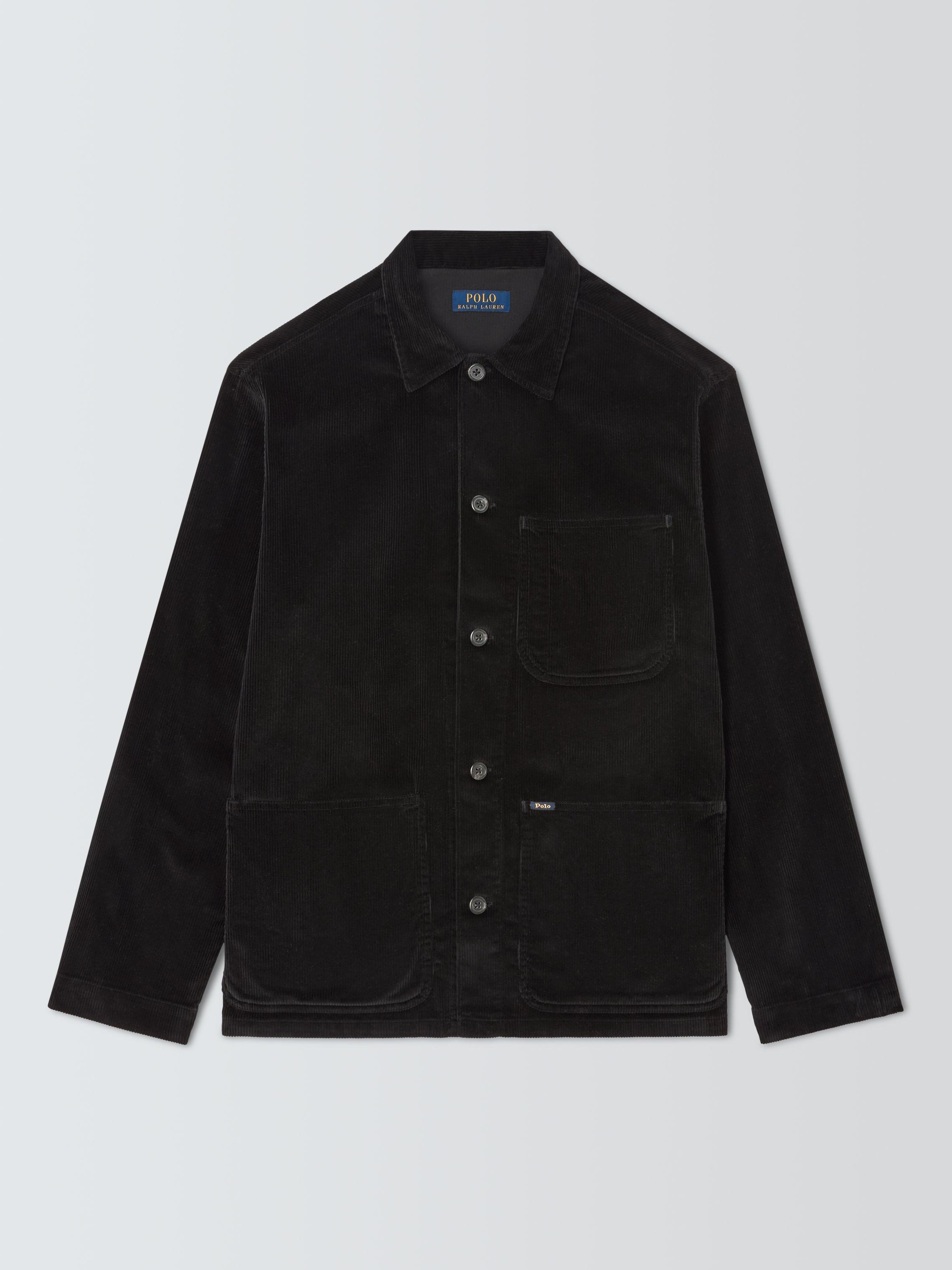Product image 4 of 6, which shows Ralph Lauren Cotton Long Sleeve Collar Shirt, Polo Black, S
