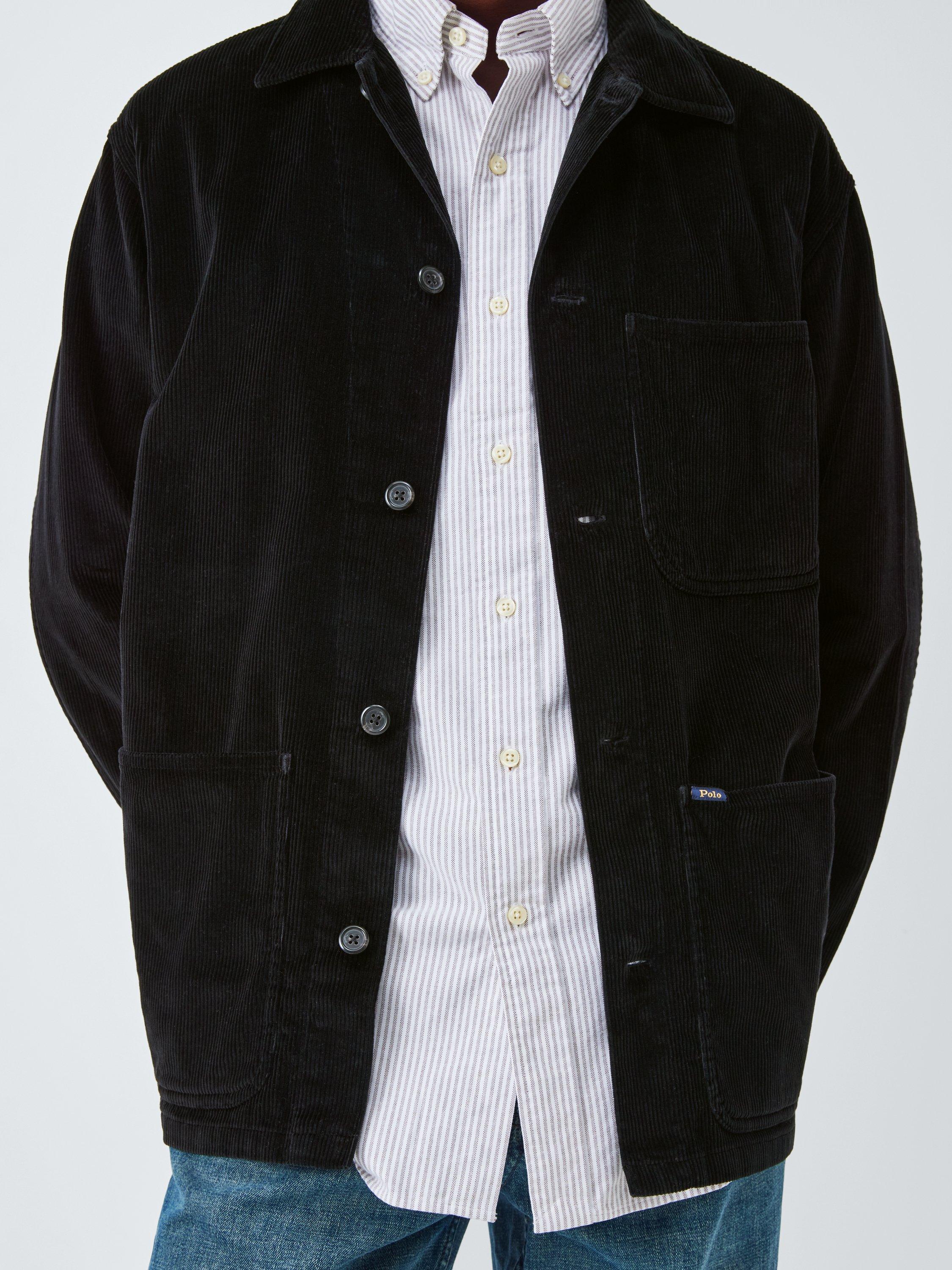 Product image 6 of 6, which shows Ralph Lauren Cotton Long Sleeve Collar Shirt, Polo Black, S