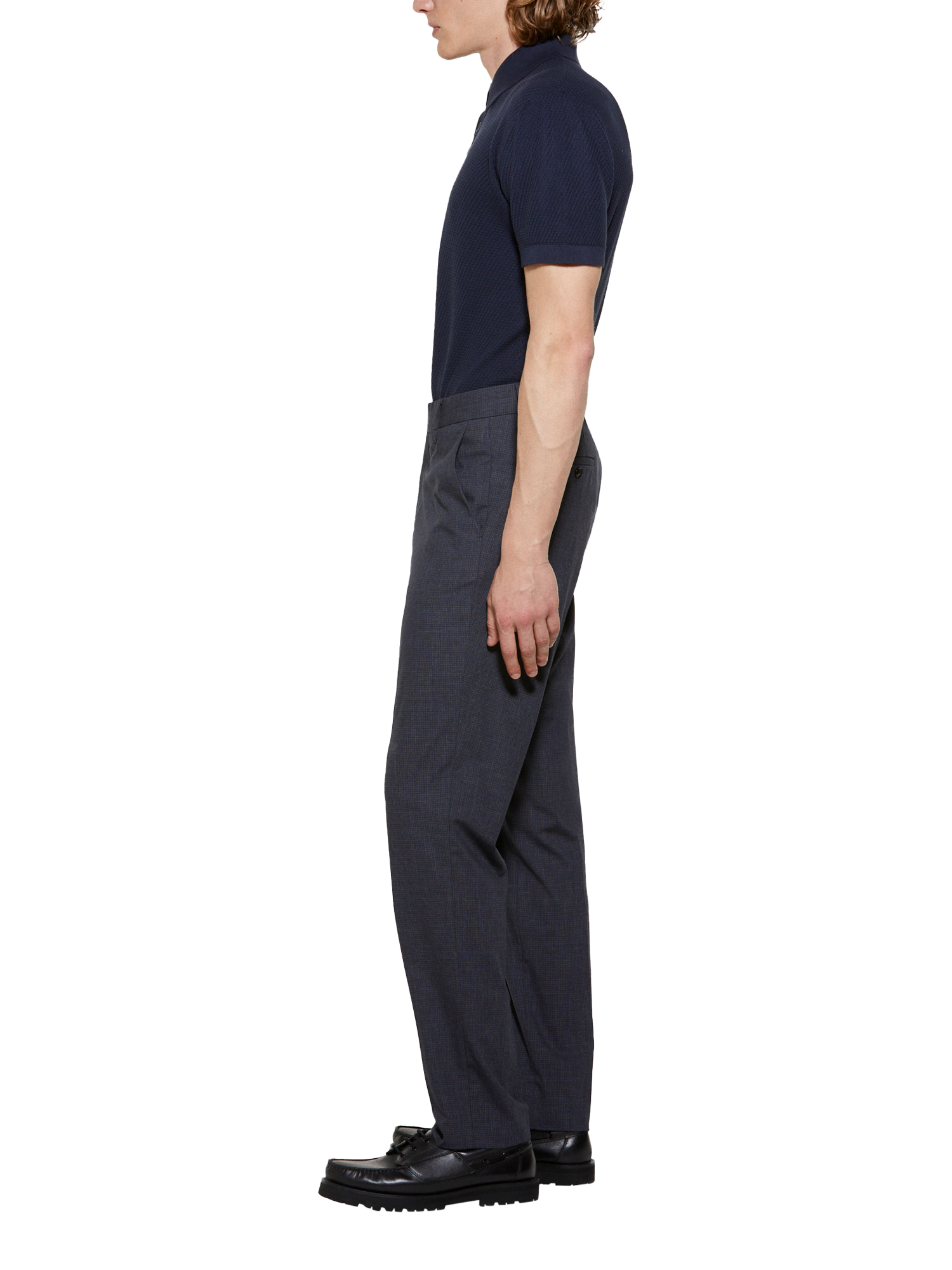 Product image 4 of 5, which shows SISLEY Tailored Formal Trousers, Mid Grey, 30R