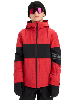 Quicksilver Kids' High In The Hood Technical Snow Jacket, Samba, Samba
