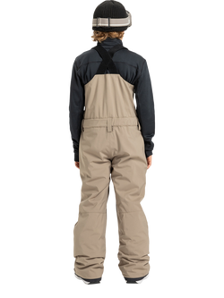 Quicksilver Kids' Mash Up Technical Snow Bib, Fallen Rock - view 2, Fallen Rock