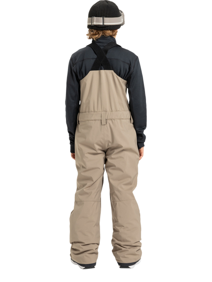 Quicksilver Kids' Mash Up Technical Snow Bib, Fallen Rock - view 2, Fallen Rock