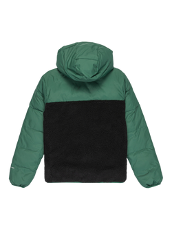 Quicksilver Kids' Scaly Reversible Hooded Jacket, Trekking Green - view 2, Trekking Green