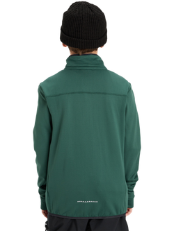 Quicksilver Kids' Steep Point Technical Fleece Jacket, Trekking Green - view 2, Trekking Green